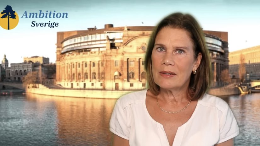 Elsa Widding, partiledare för Ambition Sverige.