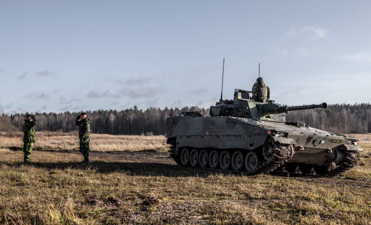 Arméns utbildningsdag på Markstridsskolan i Kvarn