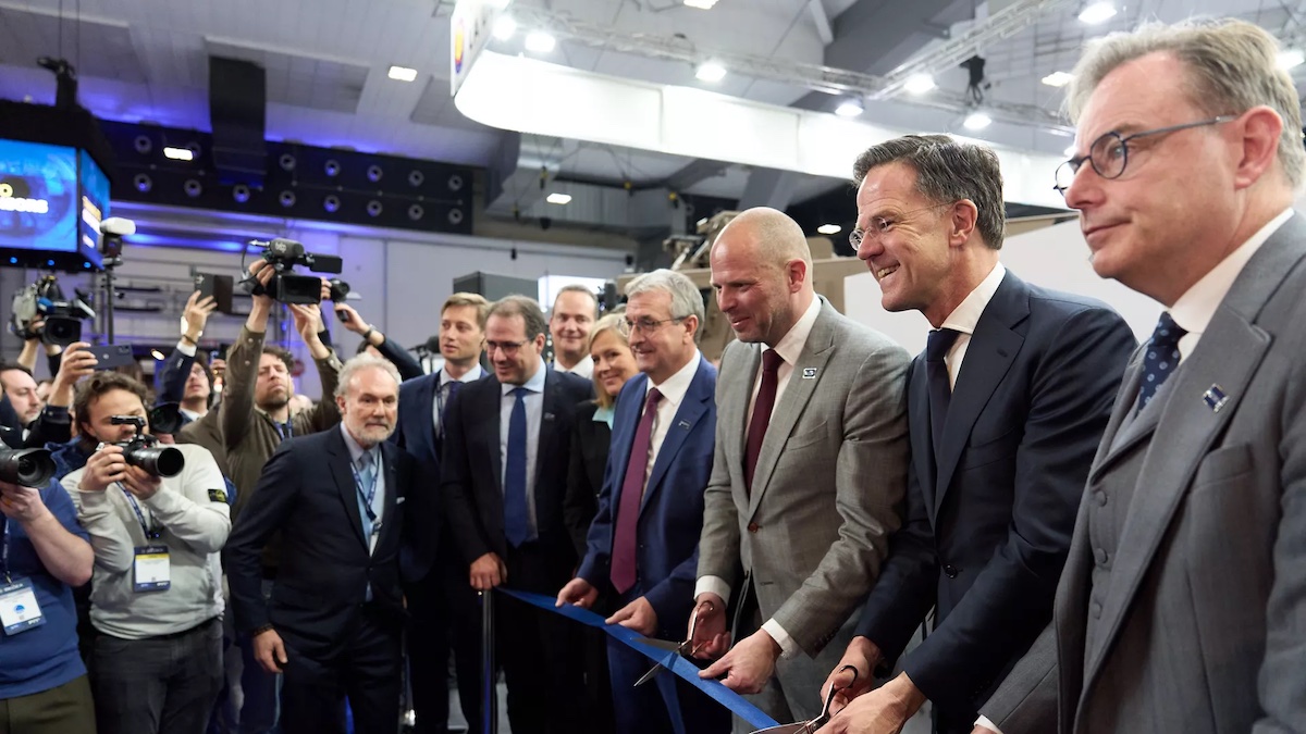 Officiell invigning med NATO:s generalsekreterare Mark Rutte