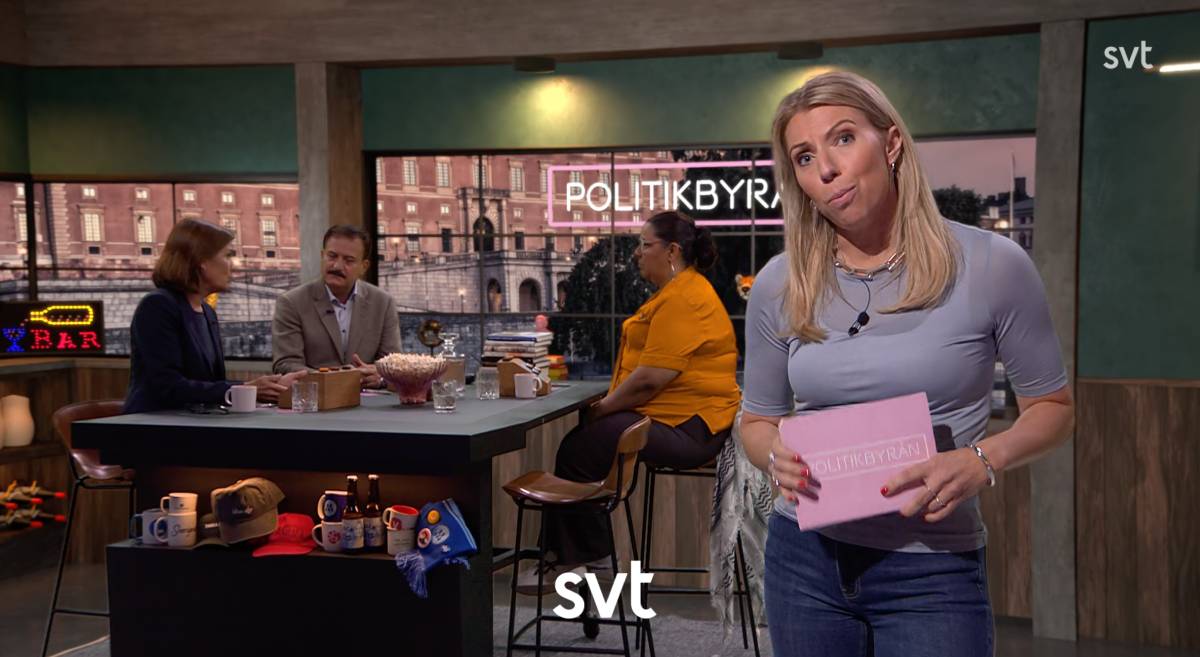 Elsa Widding på SVT Politikbyrån: Jag har ju varit ett "pain in the ass" för många | Bild: SVT
